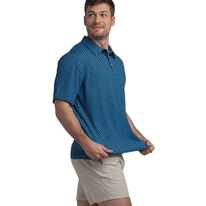 Magnolia State Printed Polo - The Vault