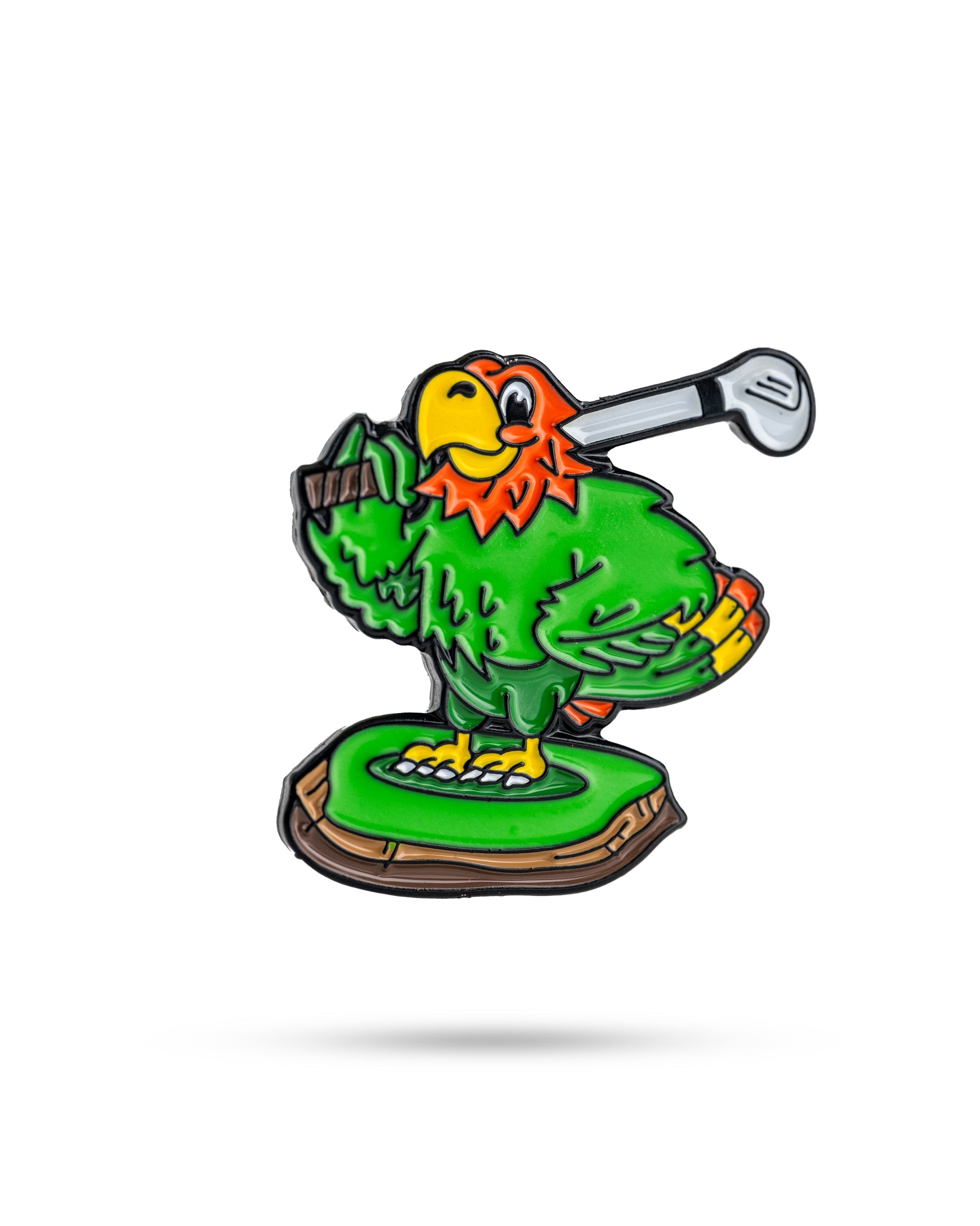 Pins and Aces Margaritaville Golfing Parrot Ball Marker - Thumbnail 3