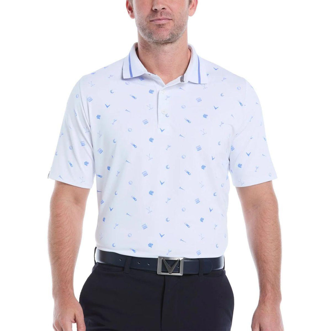 Memento Print Golf Polo