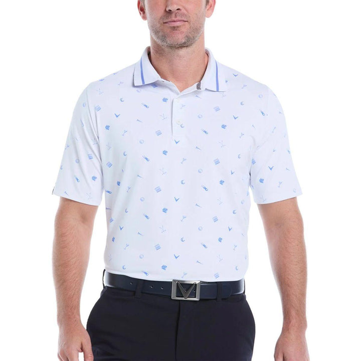 Memento Print Golf Polo