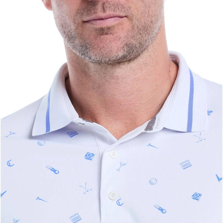 Memento Print Golf Polo