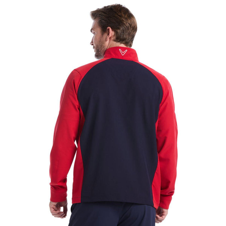 Mens 1/2 Zip Wind Jacket Long Sleeve