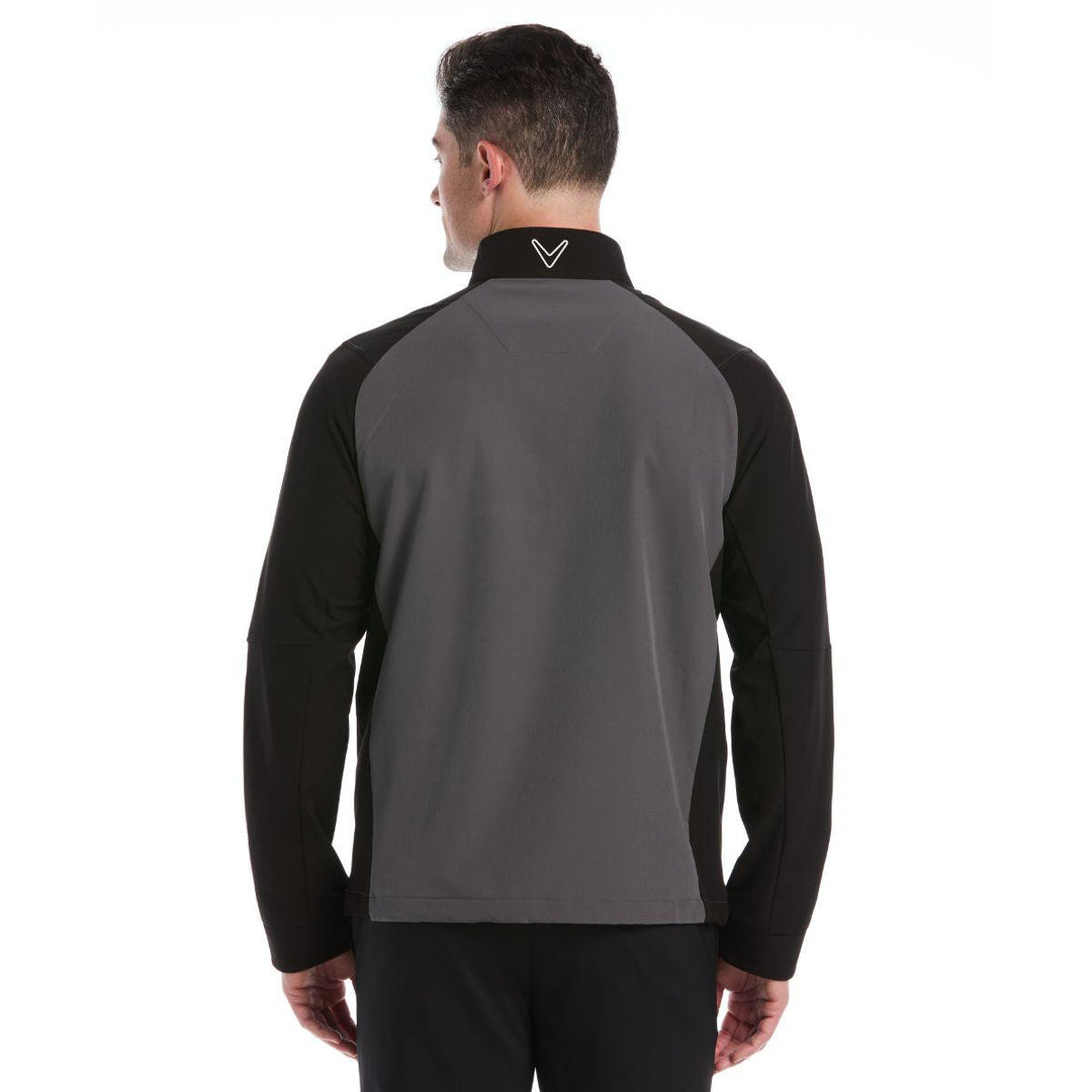 Mens 1/2 Zip Wind Jacket Long Sleeve