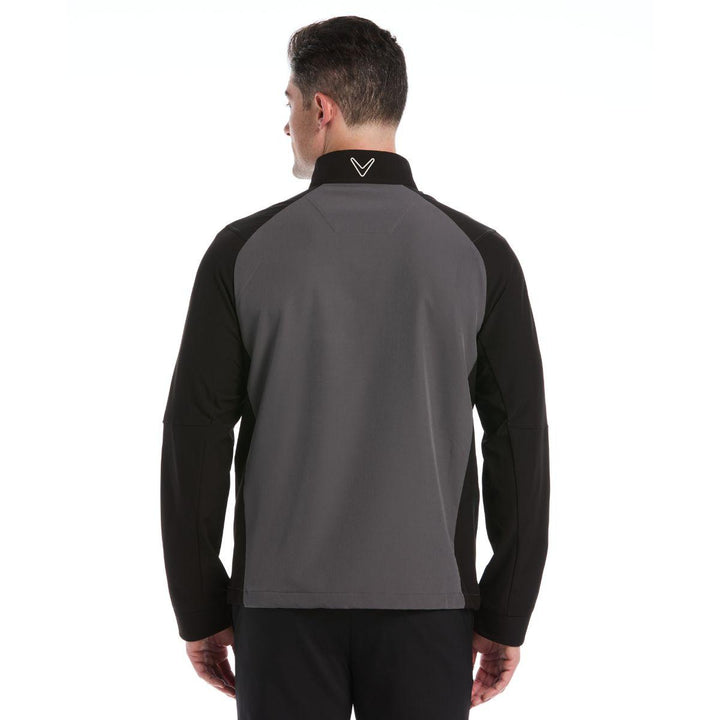 Mens 1/2 Zip Wind Jacket Long Sleeve
