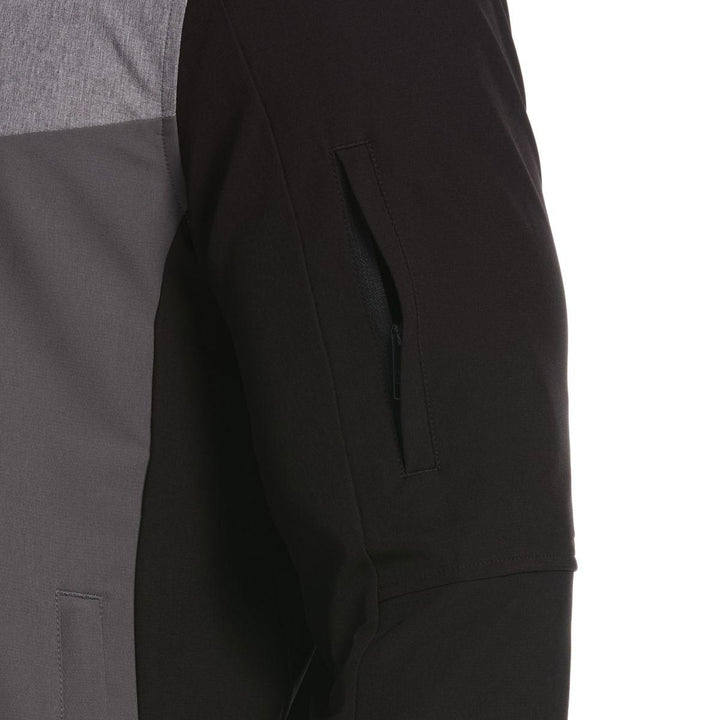 Mens 1/2 Zip Wind Jacket Long Sleeve