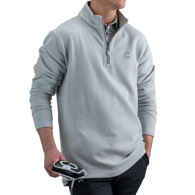 Player Preferred™ Waffle Knit Pullover - Stone