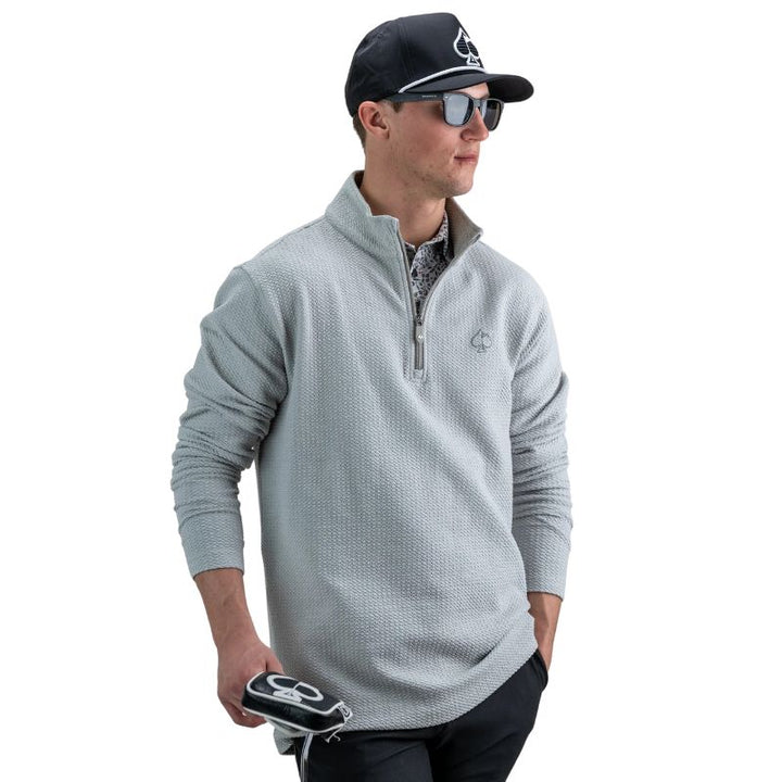 Player Preferred™ Waffle Knit Pullover - Stone