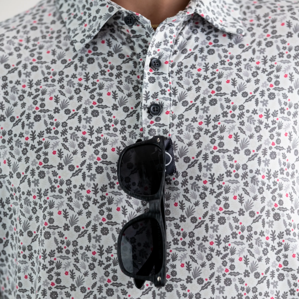 Floral Pop Polo