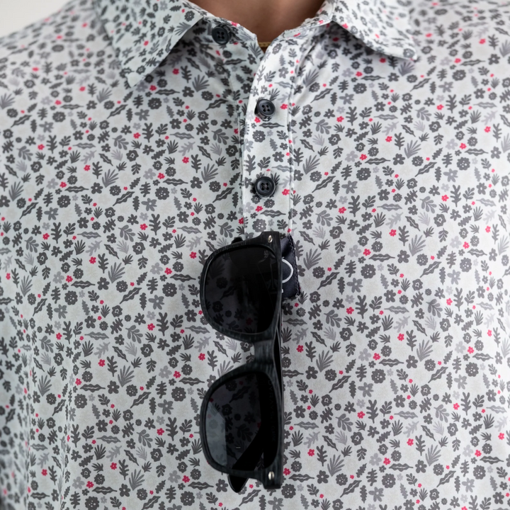 Floral Pop Polo