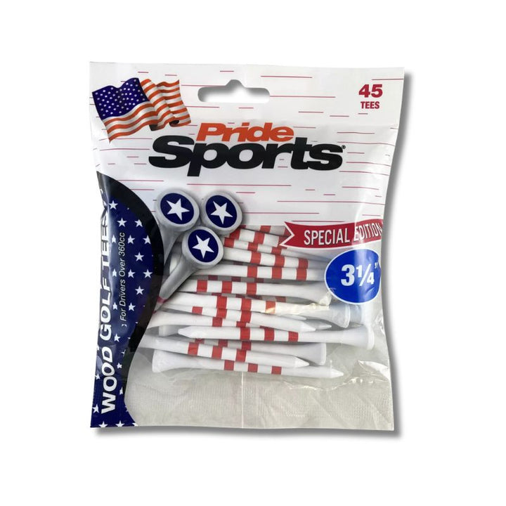 USA - Special Edition White Wooden Tees