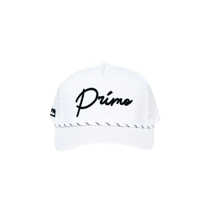 White Cursive Hat