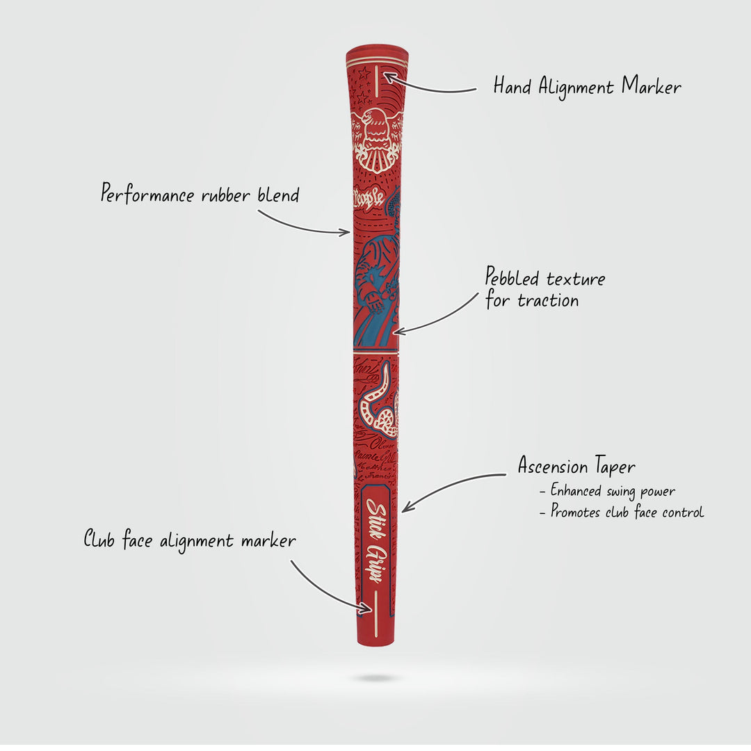 Stick Grips Golf Patriot Golf Grip (Red)
