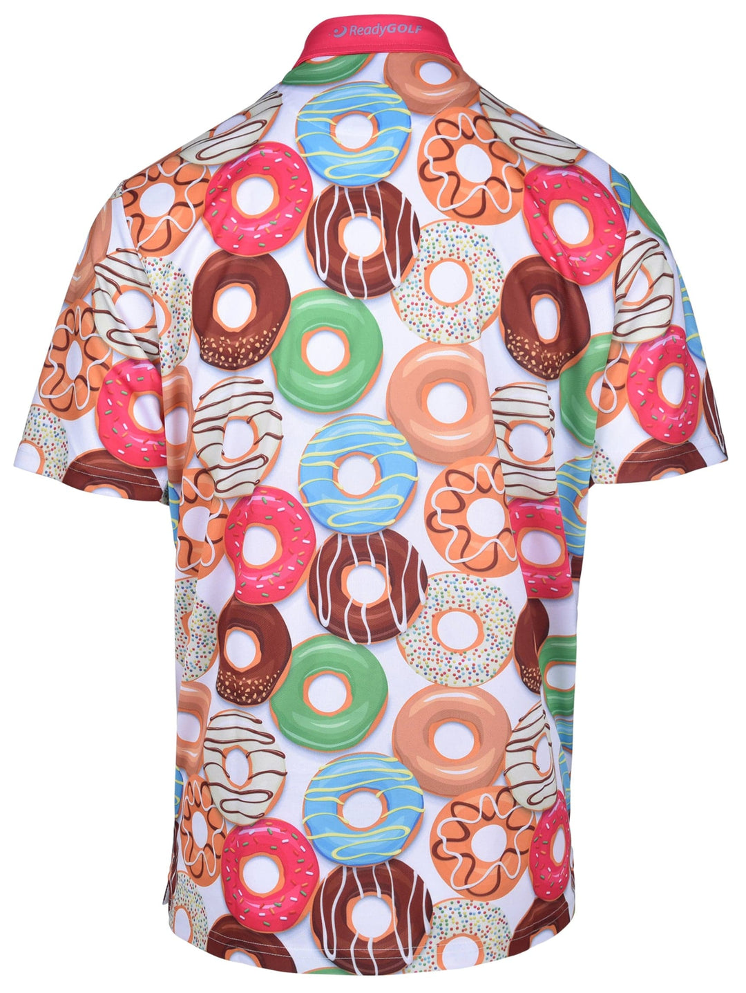 Putt for Dough-nuts Men's Golf Polo Shirt by ReadyGOLF