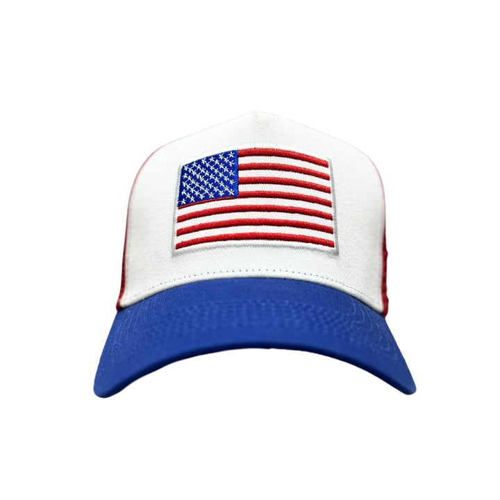 American Flag Trucker Hat