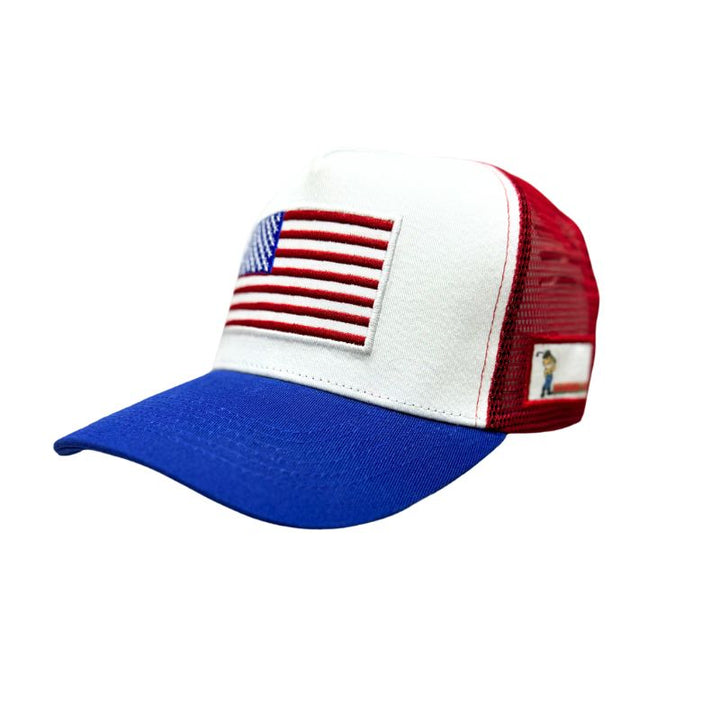 American Flag Trucker Hat