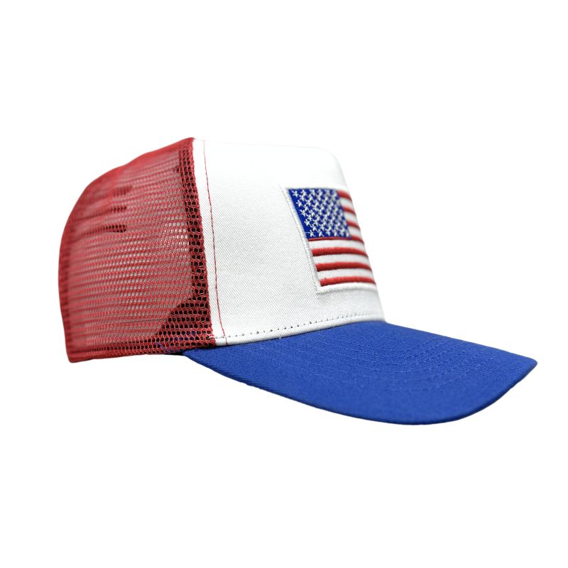 American Flag Trucker Hat