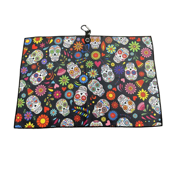 Magnetic Sugar Skull Towel