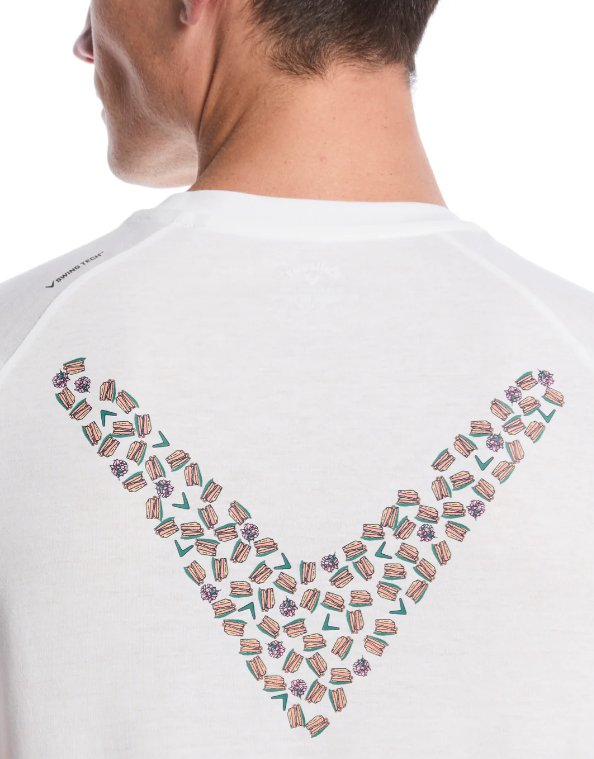 Chev Print Crew Tee