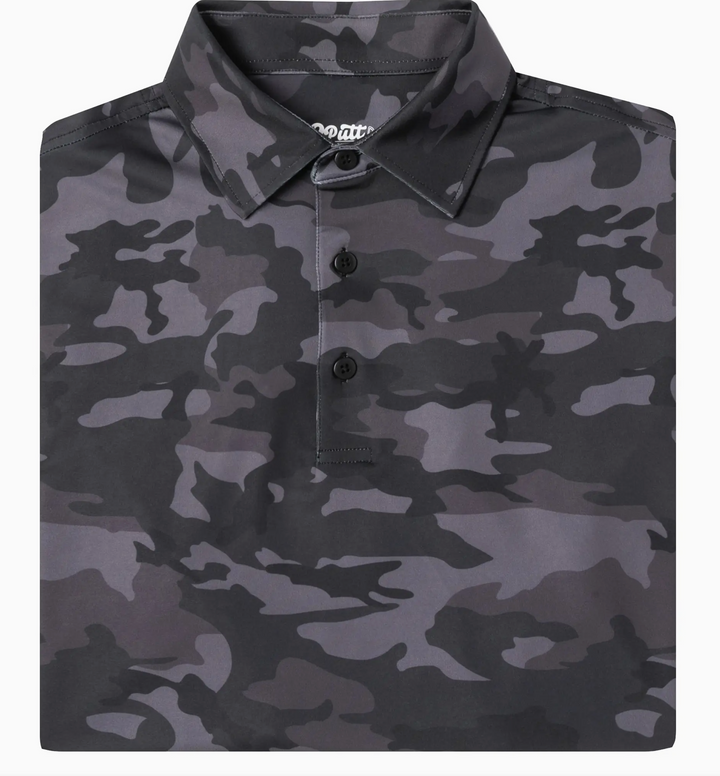 Black Camo Men's Polo