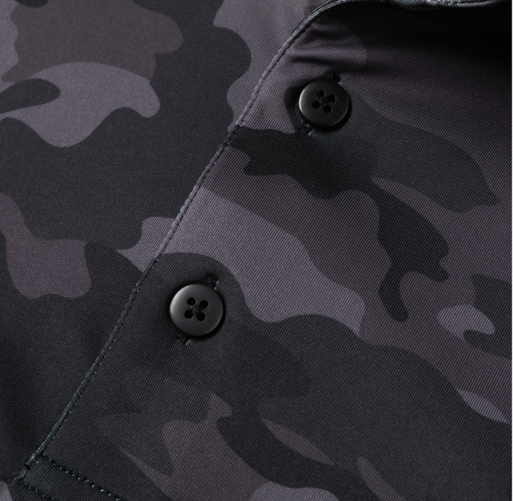 Black Camo Men's Polo