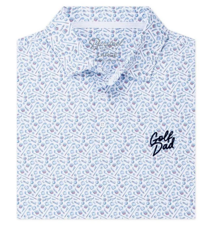 Barstool "Golf Dad" Vices Printed Polo