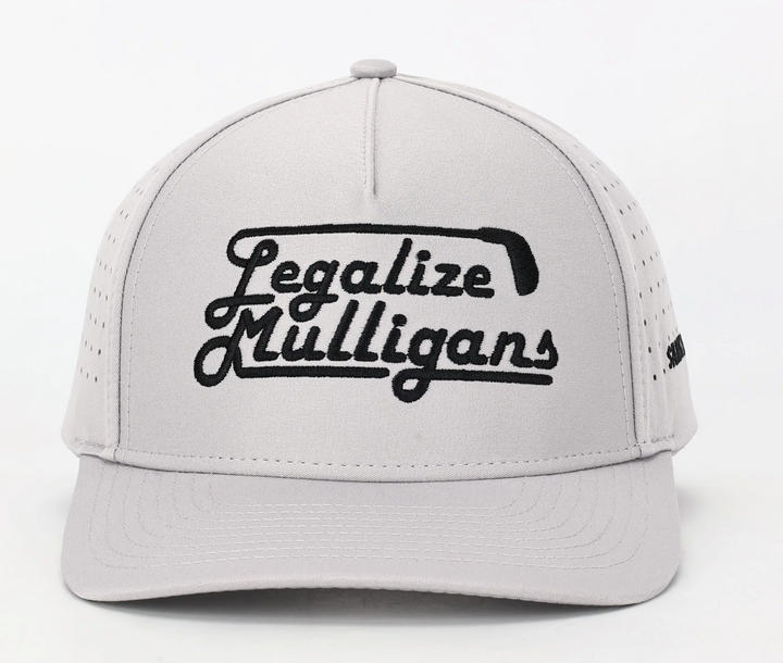 Legalize Mulligans Gray Golf Hat