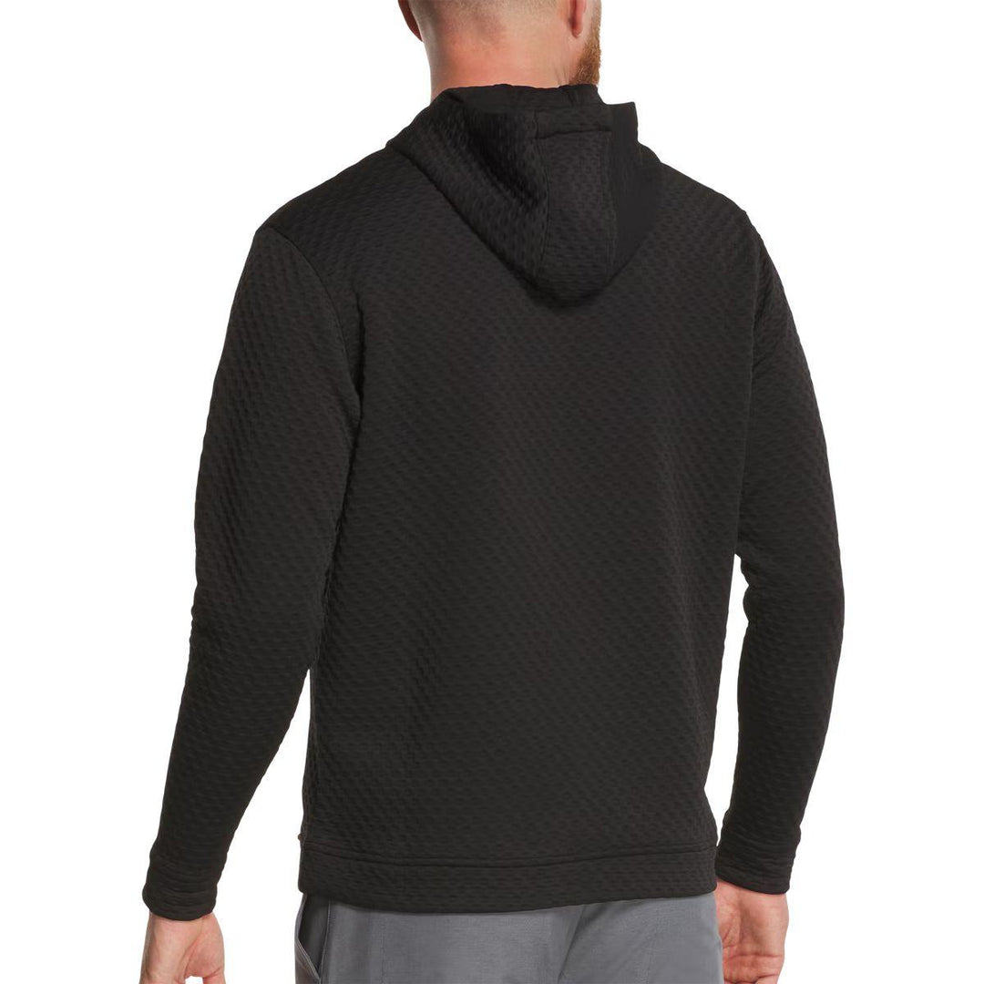 Textured Knit Hoodie