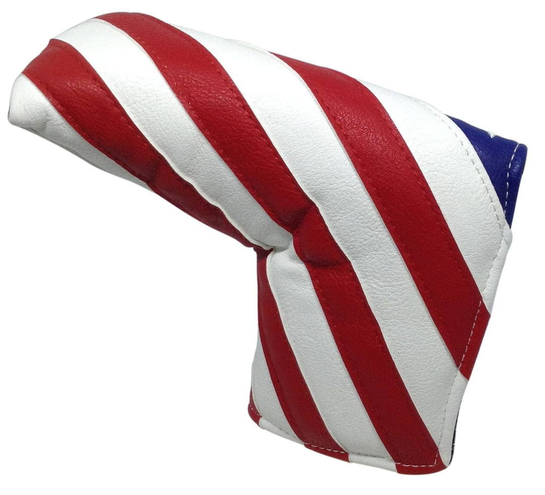 USA Flag Embroidered Blade Putter Cover by ReadyGOLF