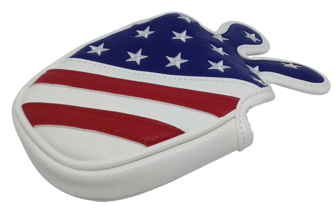 USA Flag Embroidered Mallet Putter Cover by ReadyGOLF