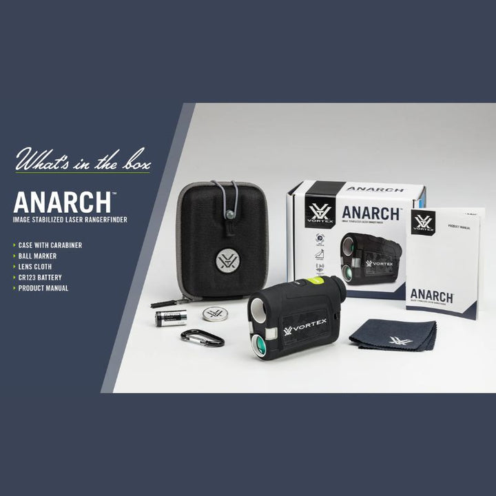 Anarch Image Stabilized Golf Laser Rangefinder