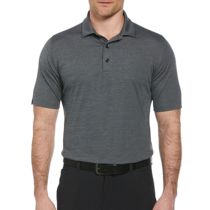 Ventilated Classic Jacquard Golf Polo Shirt