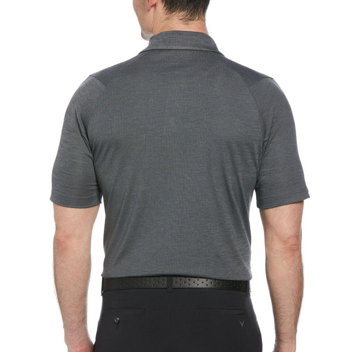 Ventilated Classic Jacquard Golf Polo Shirt