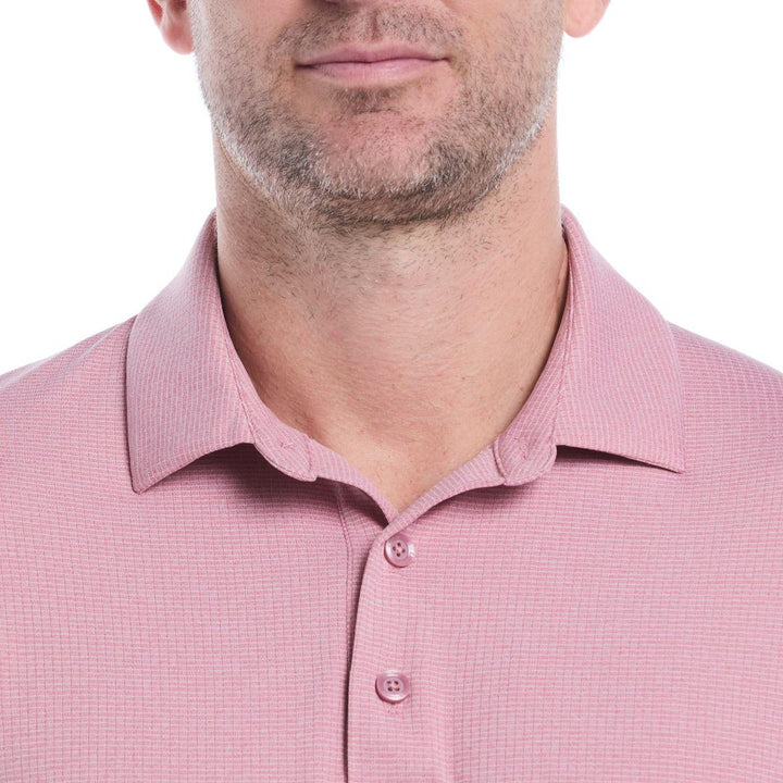 Ventilated Classic Jacquard Golf Polo Shirt
