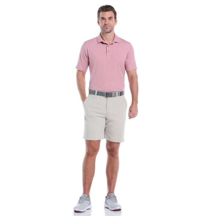 Ventilated Classic Jacquard Golf Polo Shirt