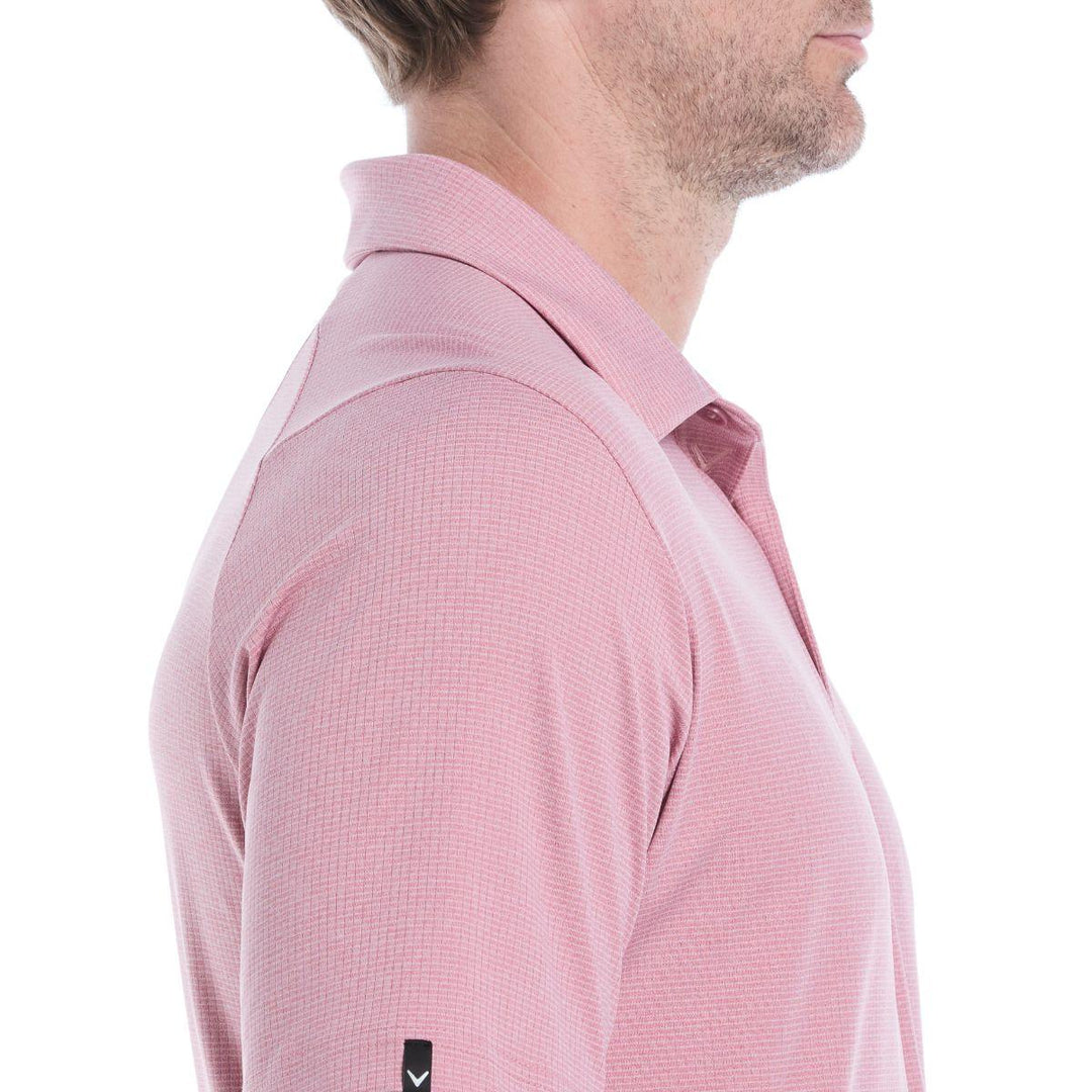 Ventilated Classic Jacquard Golf Polo Shirt