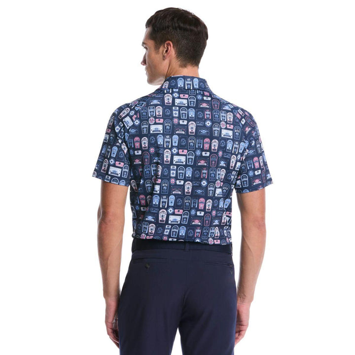 Whiskey Ace Print Polo