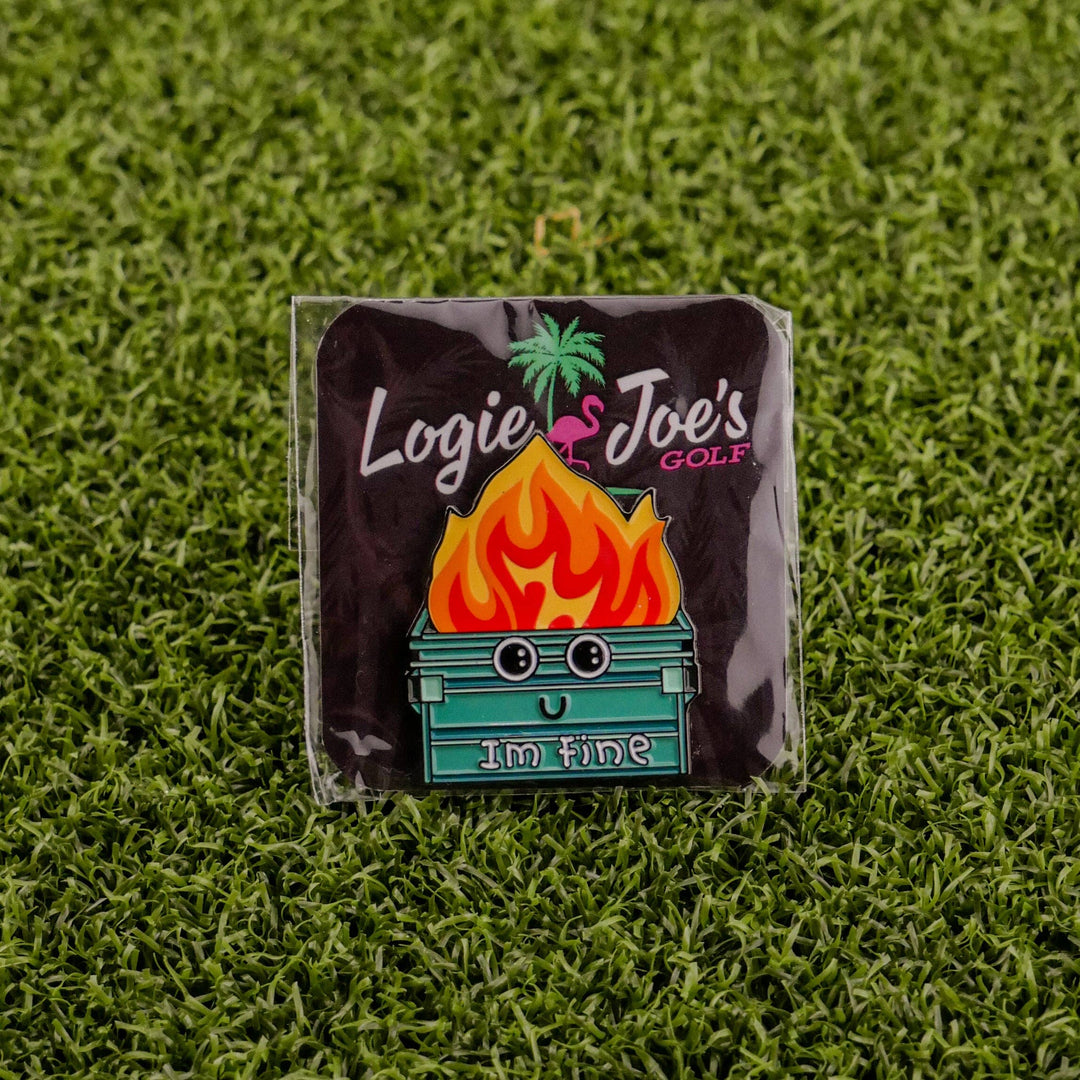 Dumpster Fire Ball Marker