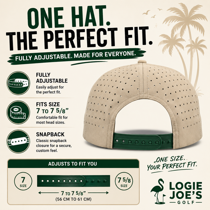 Coconut Cocktail Golf Snapback Hat