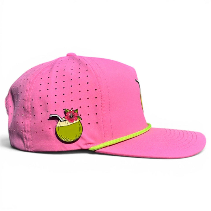 Coconut Cocktail Golf Snapback Hat